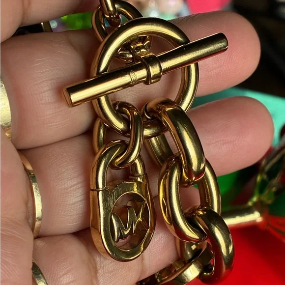 MICHAEL KORS Bracelet,Michael Kors Gold Chain Bracelet - Picture 7 of 8